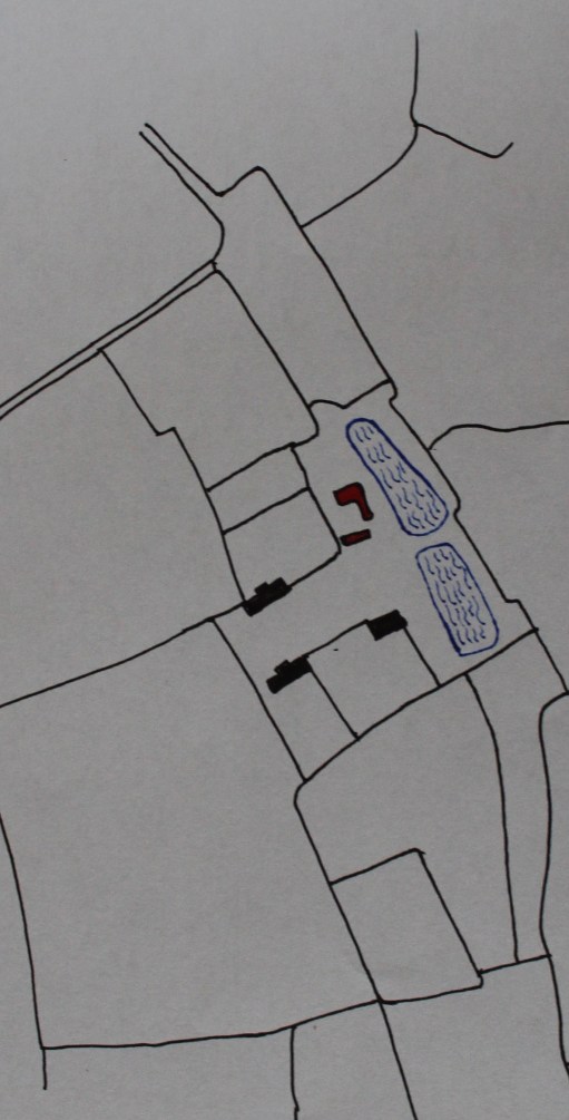 Grimston Hall 1807 enc Map