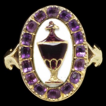 NASSAU mourning ring